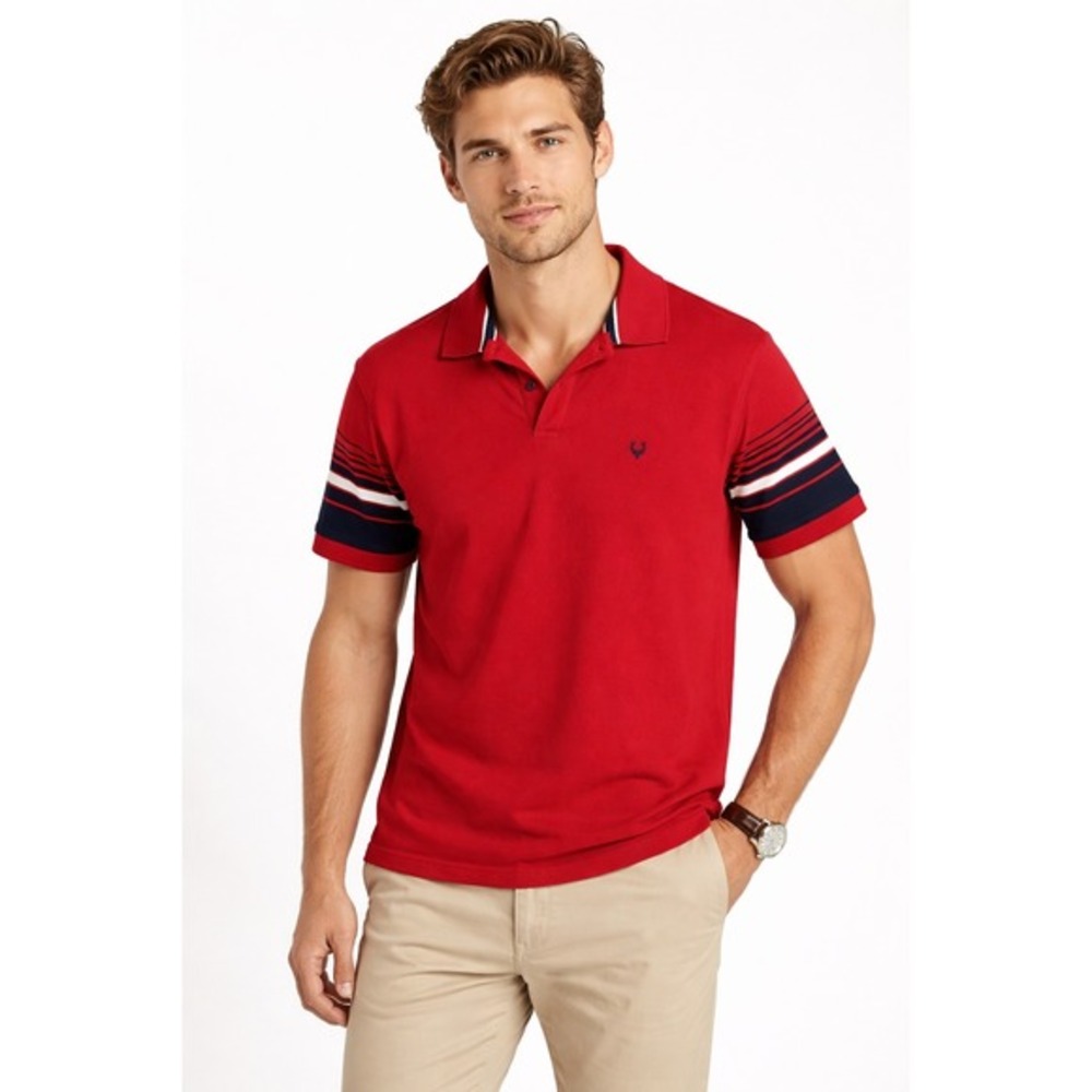 Allen‎ Solly Polo Shirt Mens Small Red